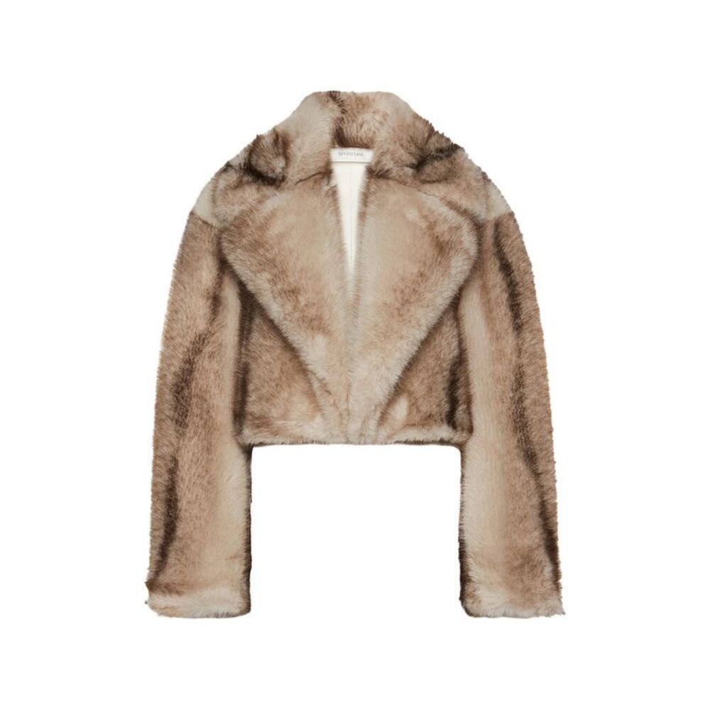Sportmax Brown Jackets - Faux Fur & Shearling Jackets Women